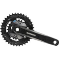 Kurbelgarnitur 2x 7/8-fach Shimano FC-M315-2 mit 175 mm Kurbelarm 36 x 22T - schwarz