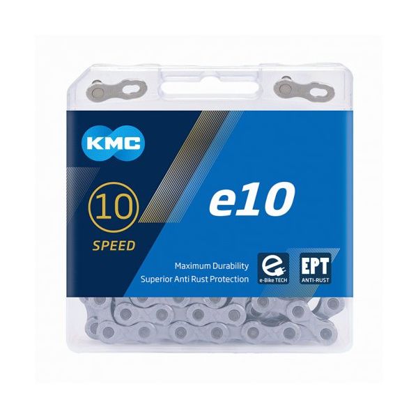 Kette 10-fach KMC e10 EPT 136 Glieder - silber