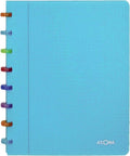 Atoma tutti frutti schrift, ft a5, 144 bladzijden, commercieel geruit, transparant blauw