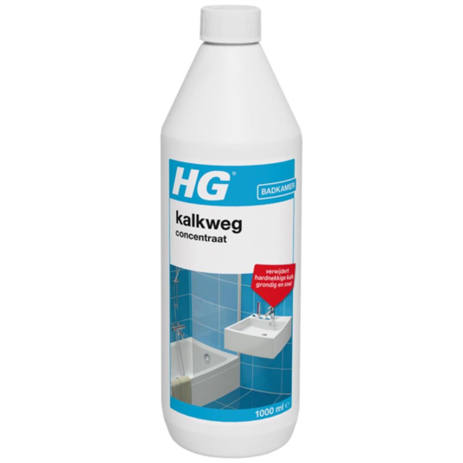 Hg kalkweg concentraat 1 liter, dé professionele ontkalker