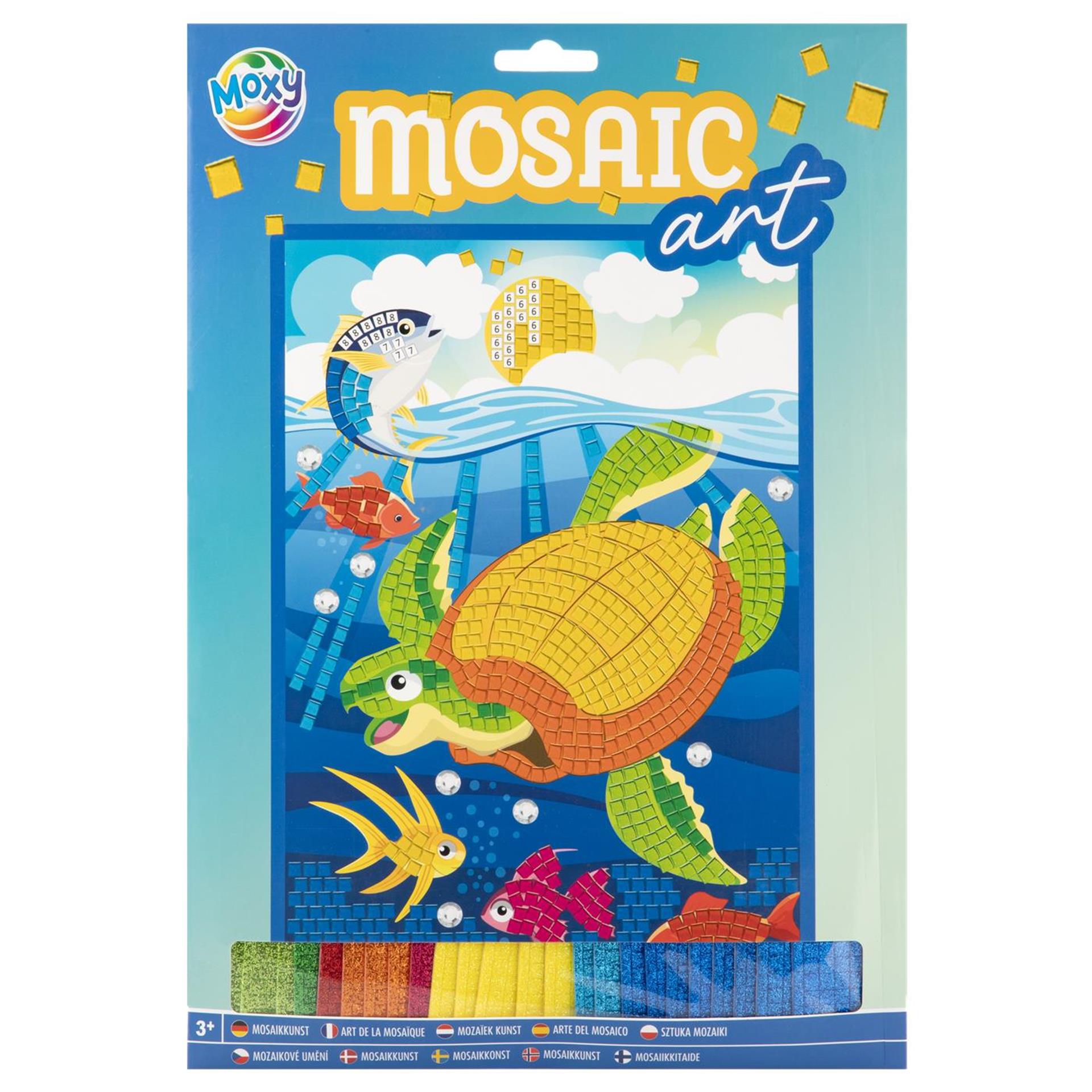 Moxy mozaïek kunst a4