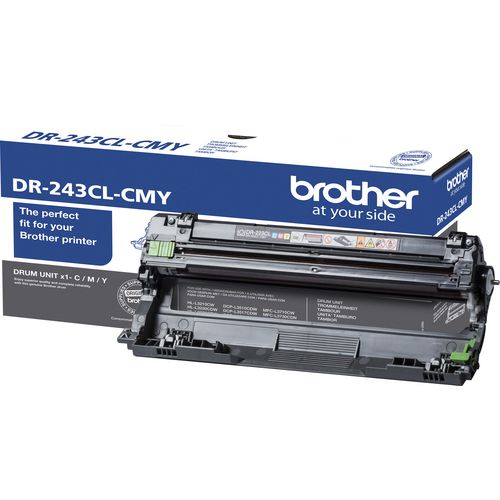 Drum brother dr243cl zwart, cyaan, magenta, geel