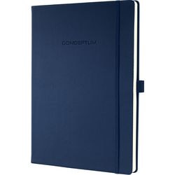 Sigel notitieboek a4 conceptum pure donkerblauw hardcover 194 pagina's 80 grams lijn