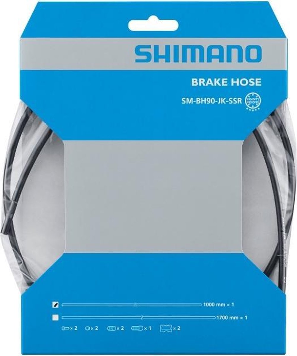 Shimano buitenremkabel sm-bh90 jk 1000 mm zwart 10-delig