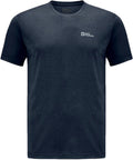 Jack wolfskin vonnan s s t m heren t-shirt-midnight sky