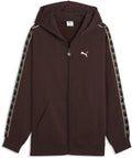 Puma ess elevated tape relaxed full-zip hoodie fl
