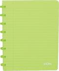 Atoma schrift trendy a5 q5 groen rood paars