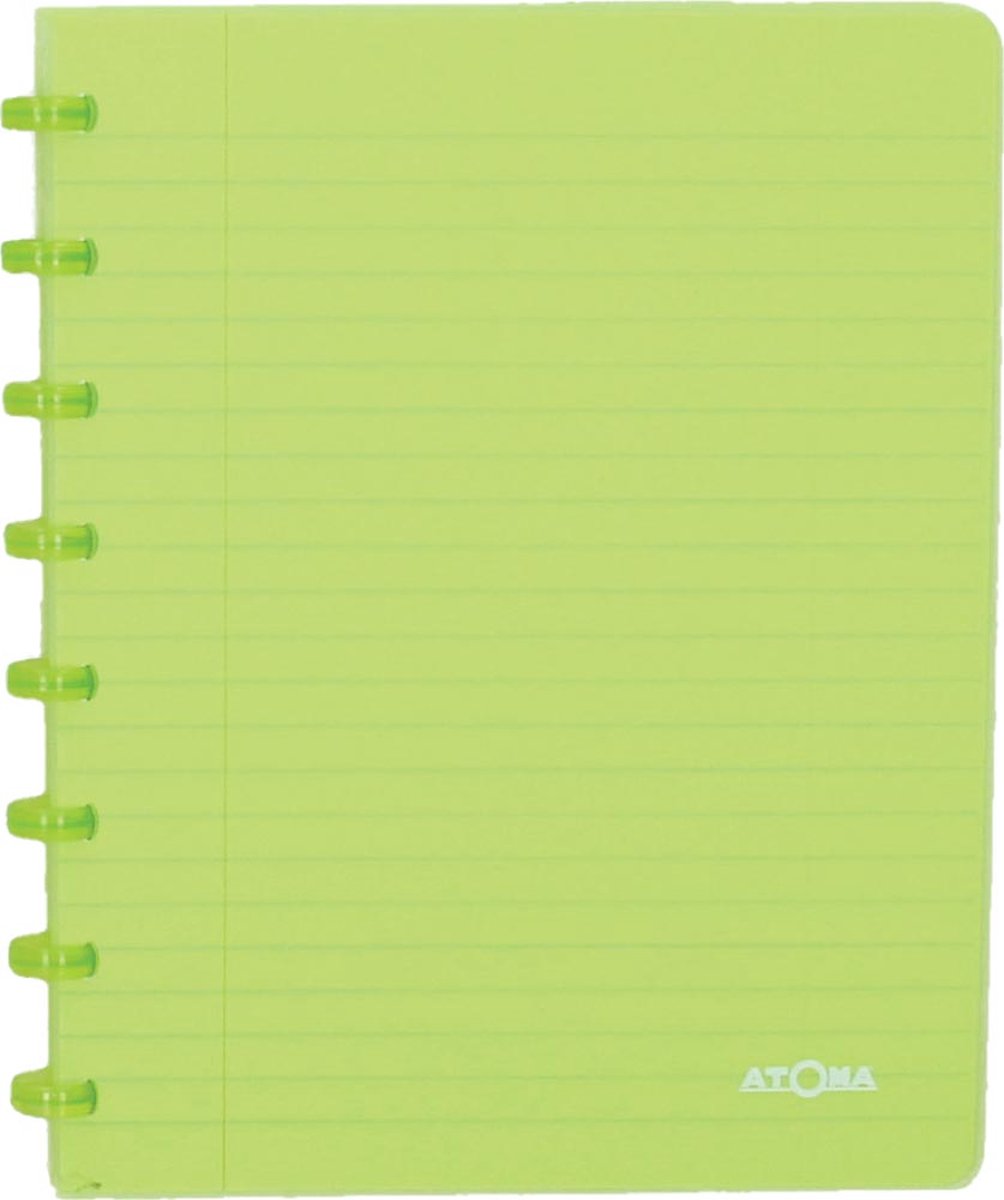Atoma schrift trendy a5 q5 groen rood paars