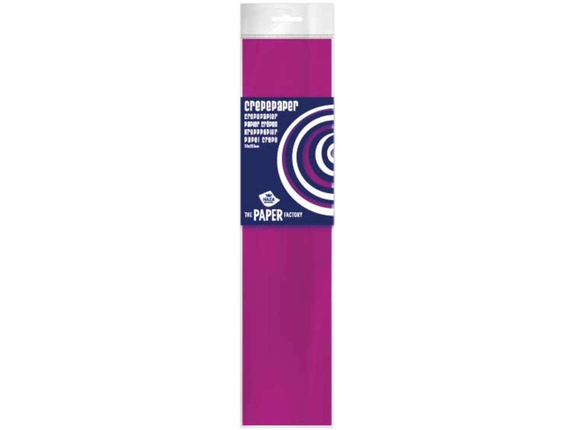 Haza crepepapier 50x250 rose pak a 10 rol