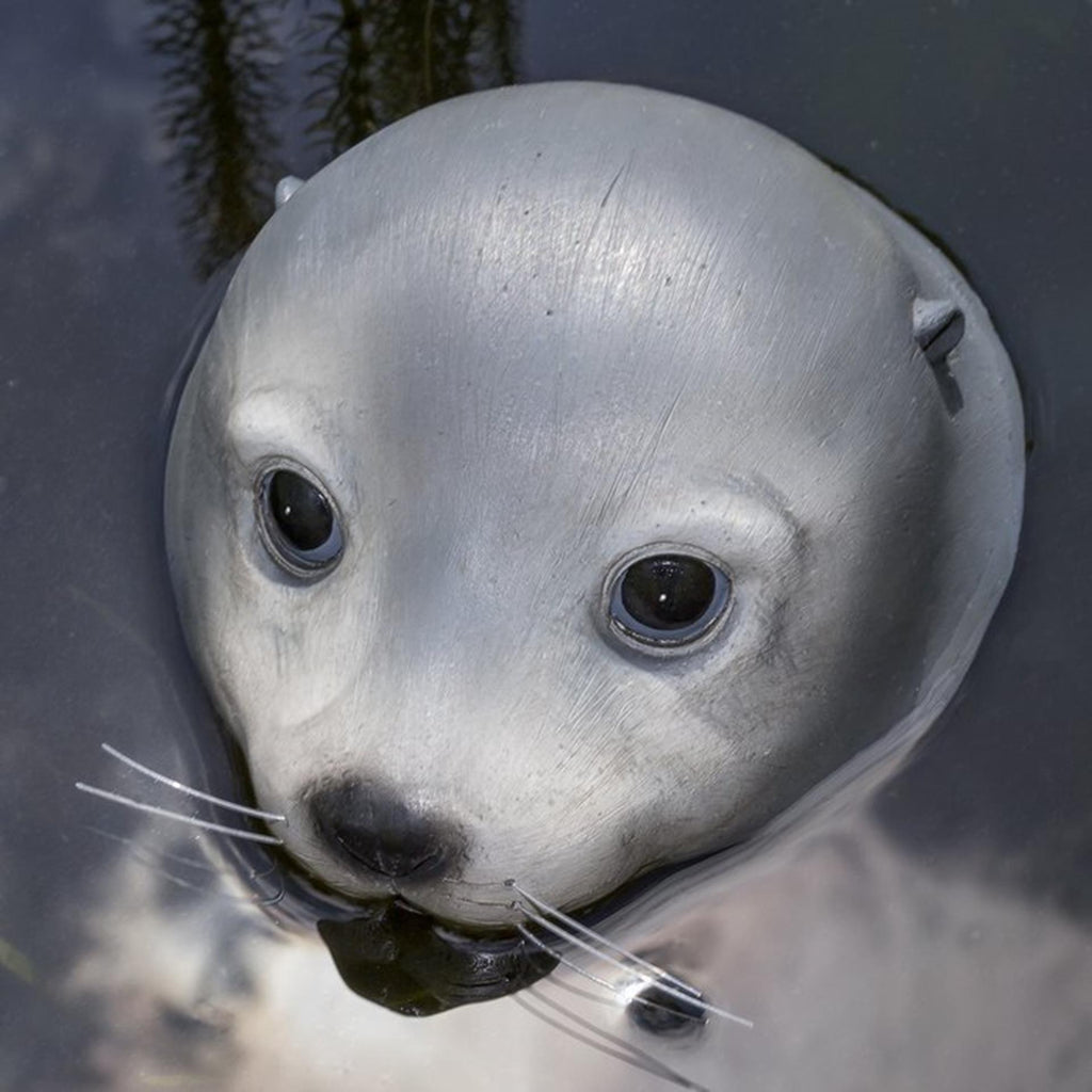 Boltze home drijvende zeehond poggy h7cm grijs