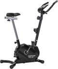 Tunturi fitcycle 20 hometrainer - fitness fiets - fitness fiets met 8 weerstandsniveaus - voorzien van tablethouder en transportwielen