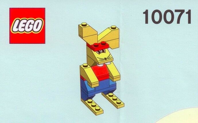 Lego - 10071 Herr Osterhase Einzigartiges Bauset