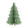 Dijk natural collections kerstboom papier 12x12x18cm licht groen