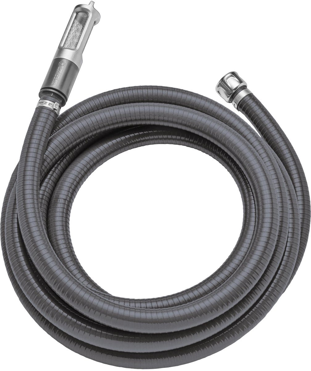 Gardena aanzuigslangset g1 33.3mm met 7 meter met metalen zuigkorf