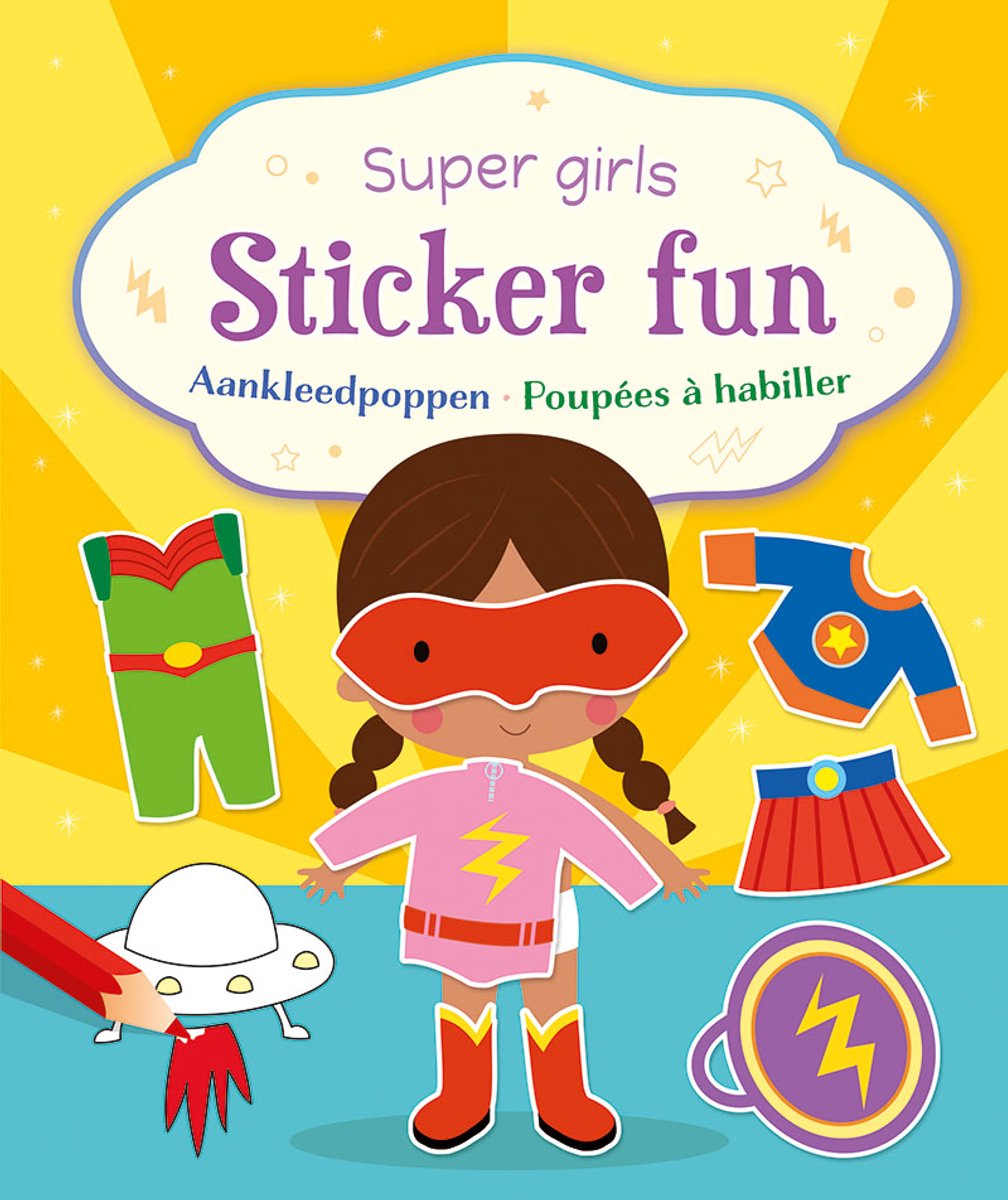 Deltas Supergirls Sticker-Spaß – Stickerbuch für Anziehpuppen