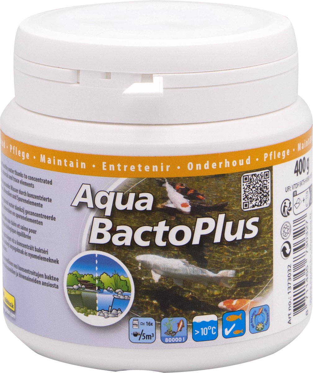 Ubbink Teichwasseraufbereitung Aqua Bacto Plus 400 ml für 80.000 l