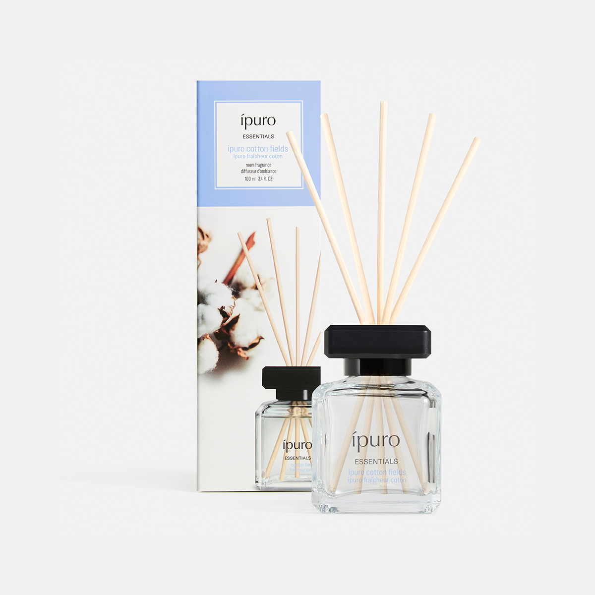 Ipuro geurdiffuser cotton fields 100 ml