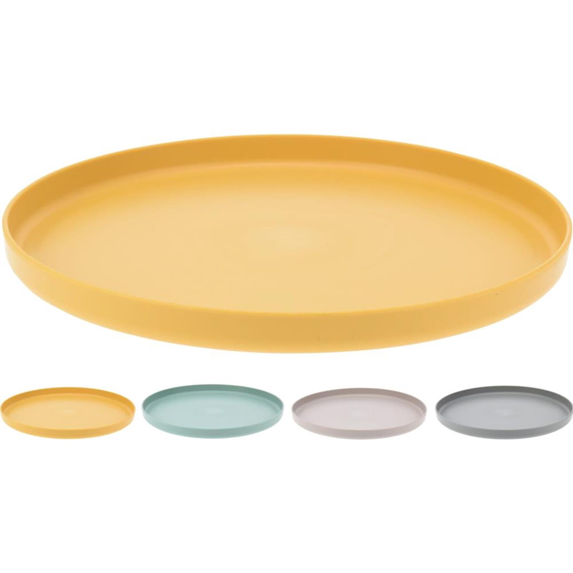 Excellent houseware bord gerecycled kunststof ø25,3cm