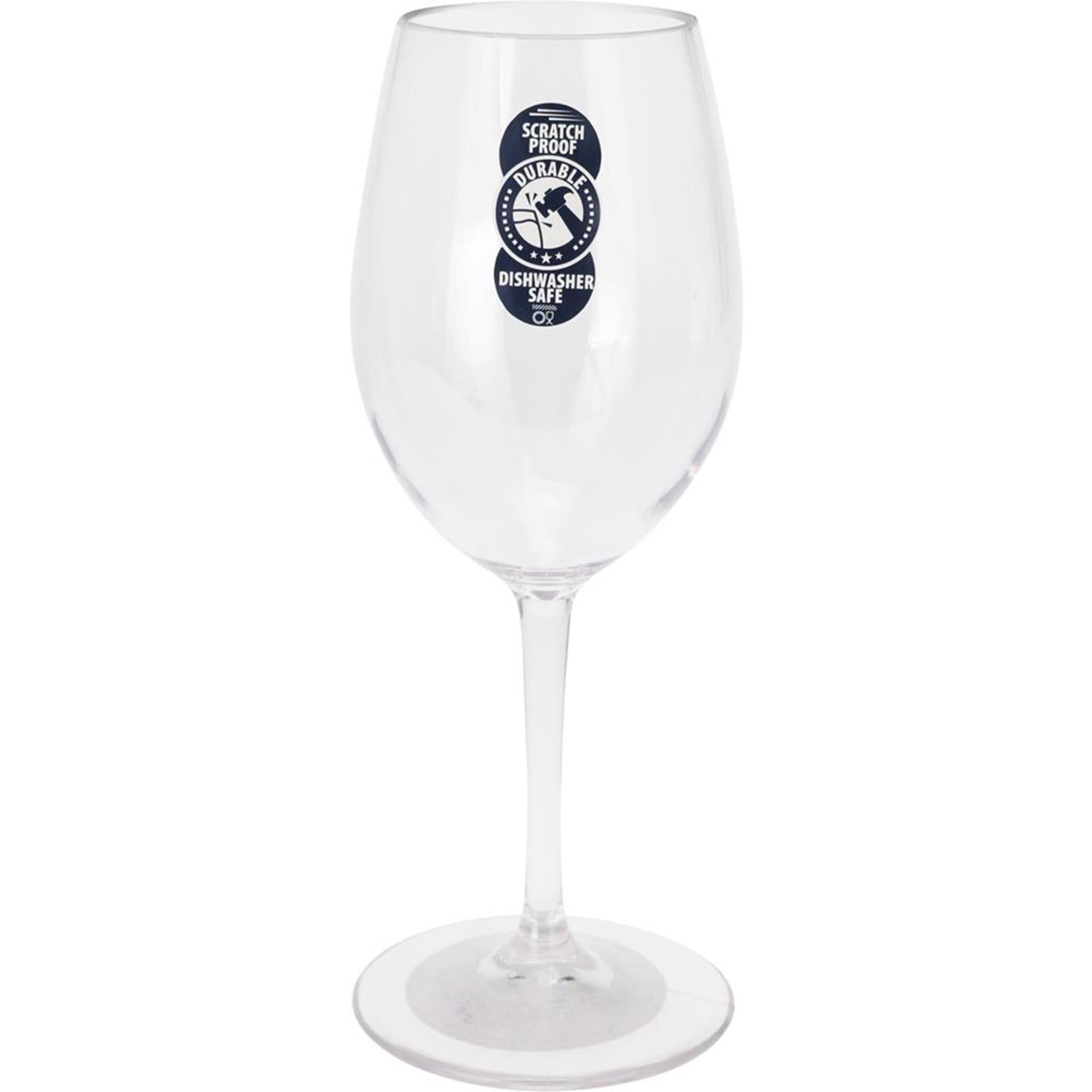 Excellent houseware wijnglas kunststof 330ml ã˜8,2x21cm