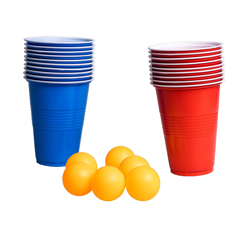 Clown Games Beer Pong: 20 Becher, 6 Bälle