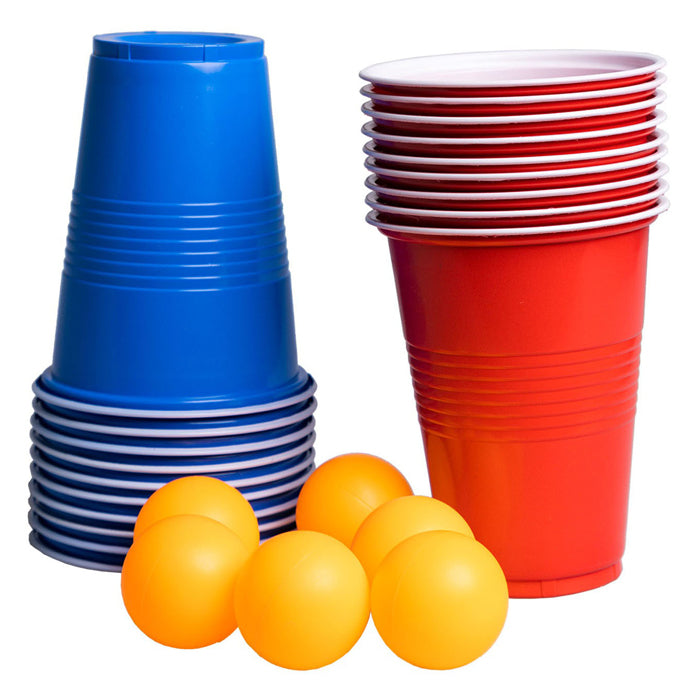 Clown Games Beer Pong: 20 Becher, 6 Bälle