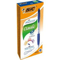 Bic atlantis balpen - intrekbaar - blauw - 12 stuks