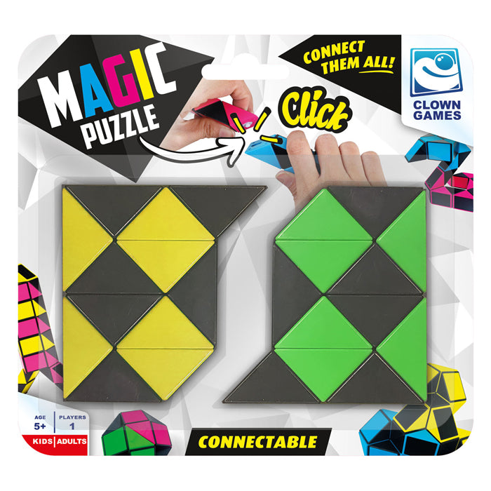 Clown Games Clown-Zauberpuzzle, verbindbar, 2x12