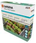 Gardena startset voor verhoogde bloembedden en moestuinen (35 planten) druppelaar (zwart grijs)