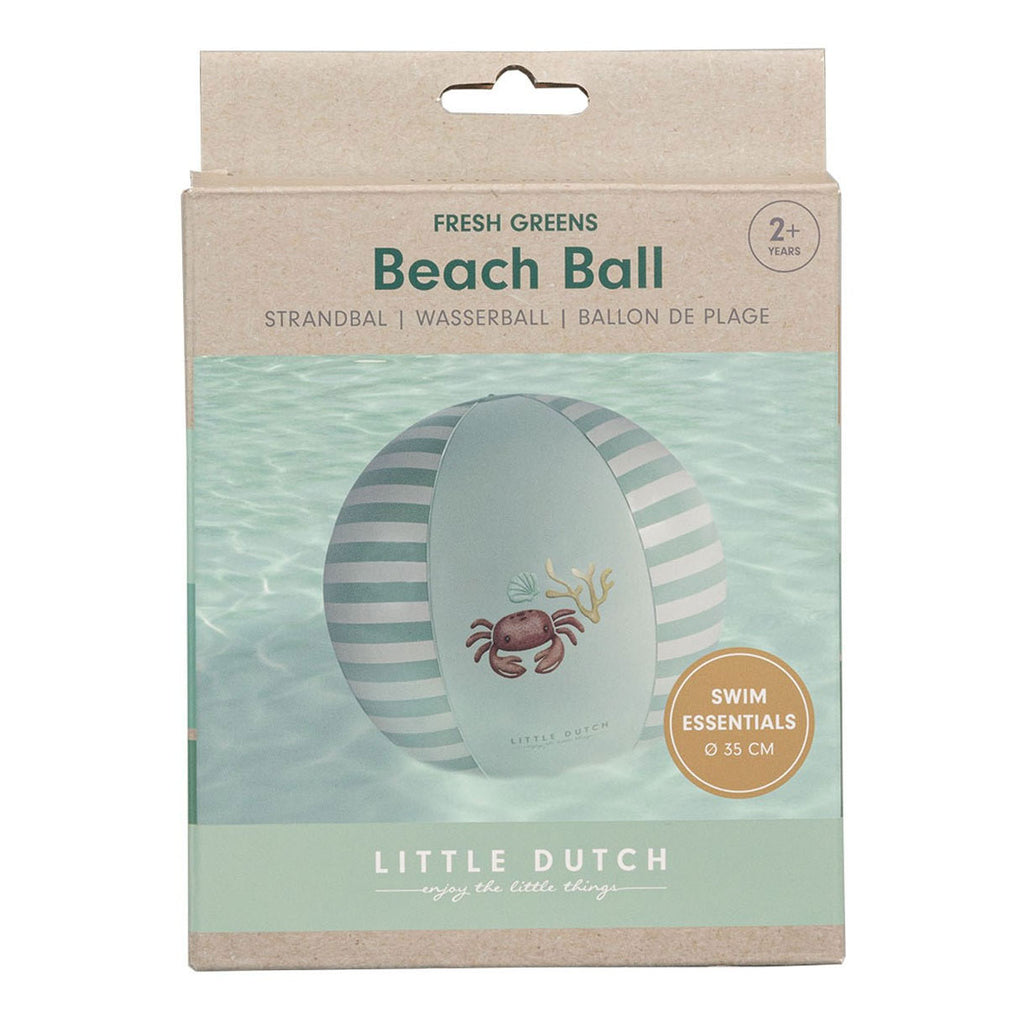 Little Dutch Strandball „Fresh Greens“, 35 cm