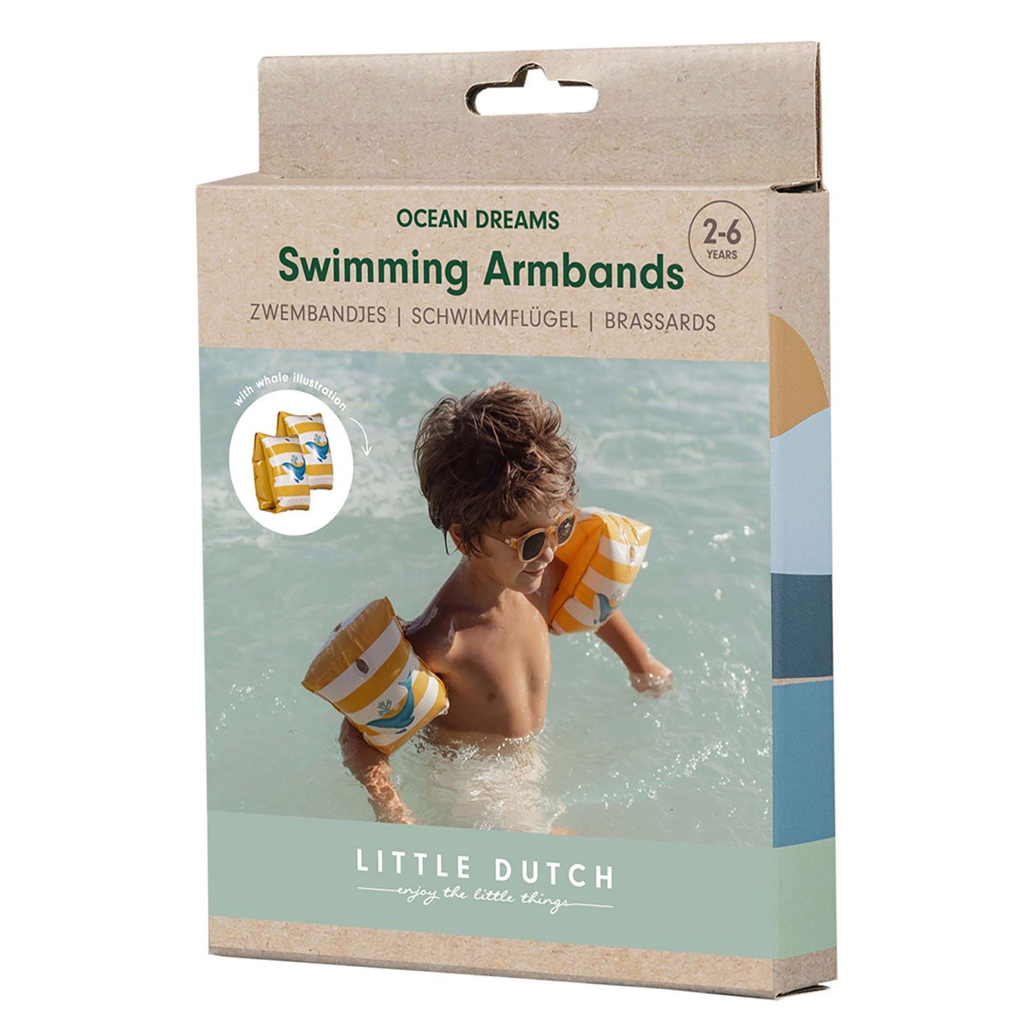 Little dutch ocean dreams zwemmouwtjes geel wit