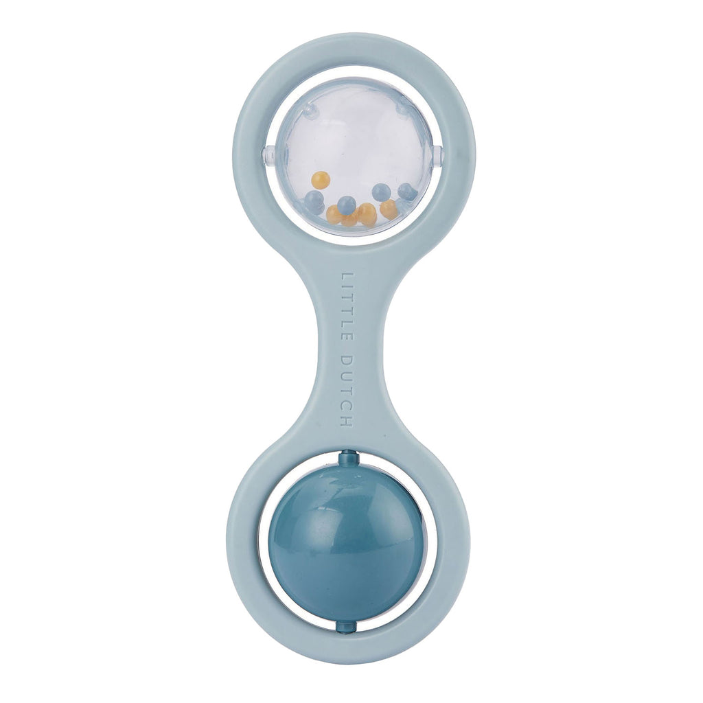 Little dutch bal rammelaar blauw