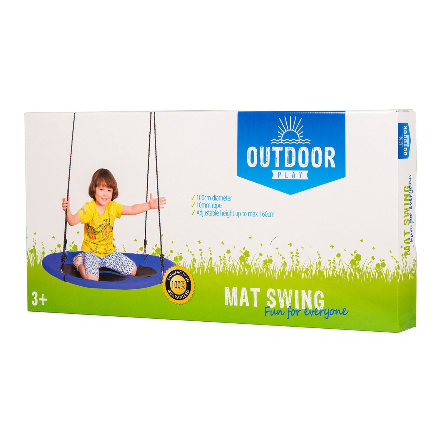 Outdoor play mat swing schommel 100 cm