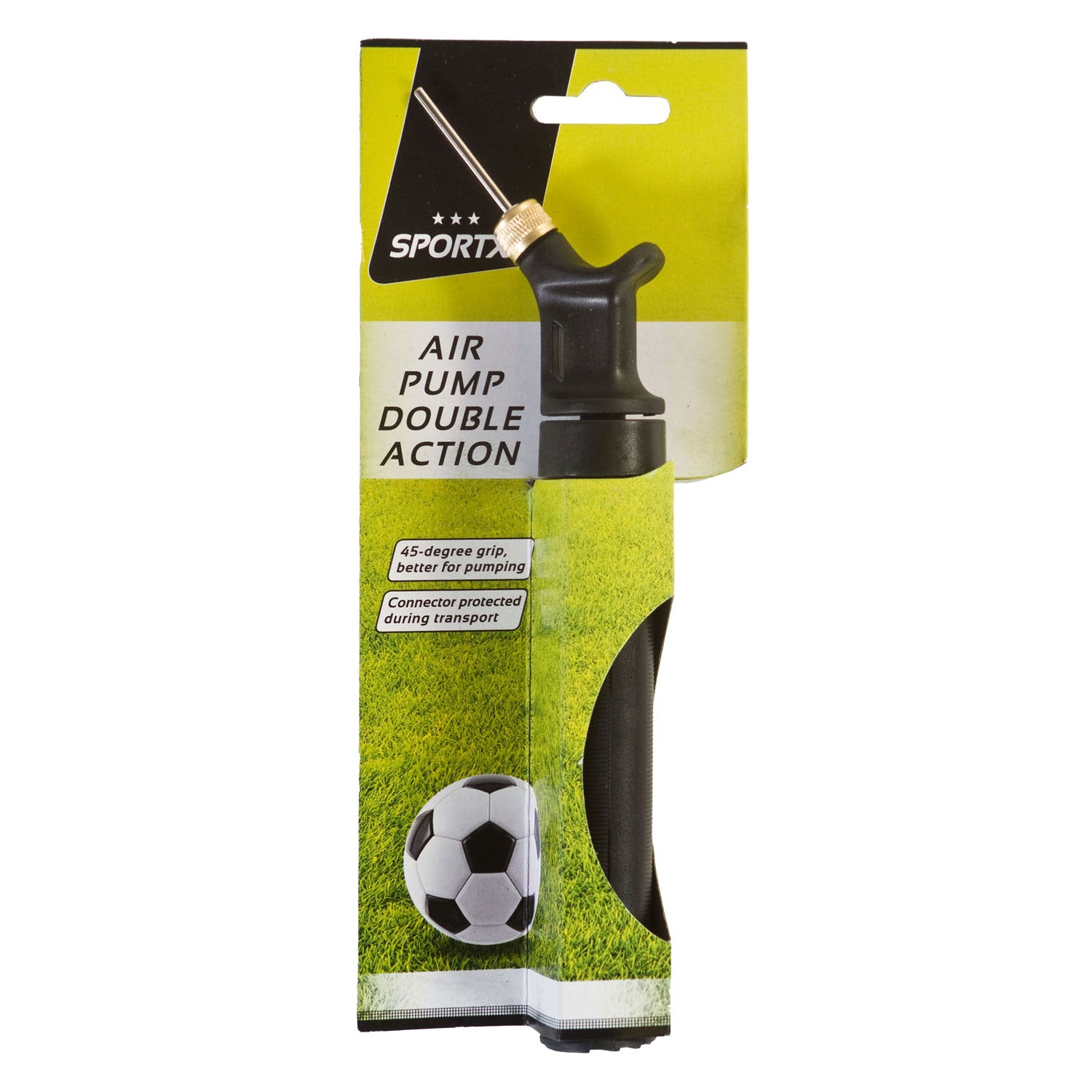 SportX Doppelhub-Ballpumpe