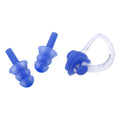 Sportx volwassenen neusclip en oordoppen 2 sterren blauw
