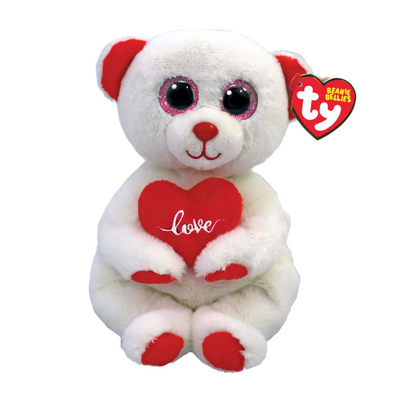 Ty Beanie Babies Bauch-Desi-Bär, 15 cm