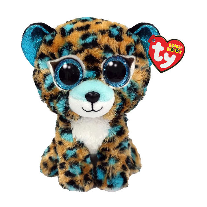 Ty Beanie Boos kobaltblauer Leopard, 15 cm
