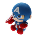 Ty beanie babies marvel captain america soft, 15cm