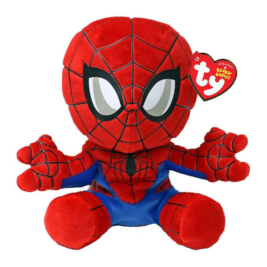 Ty Beanie Babies Marvel Spiderman Plüschtier, 15 cm