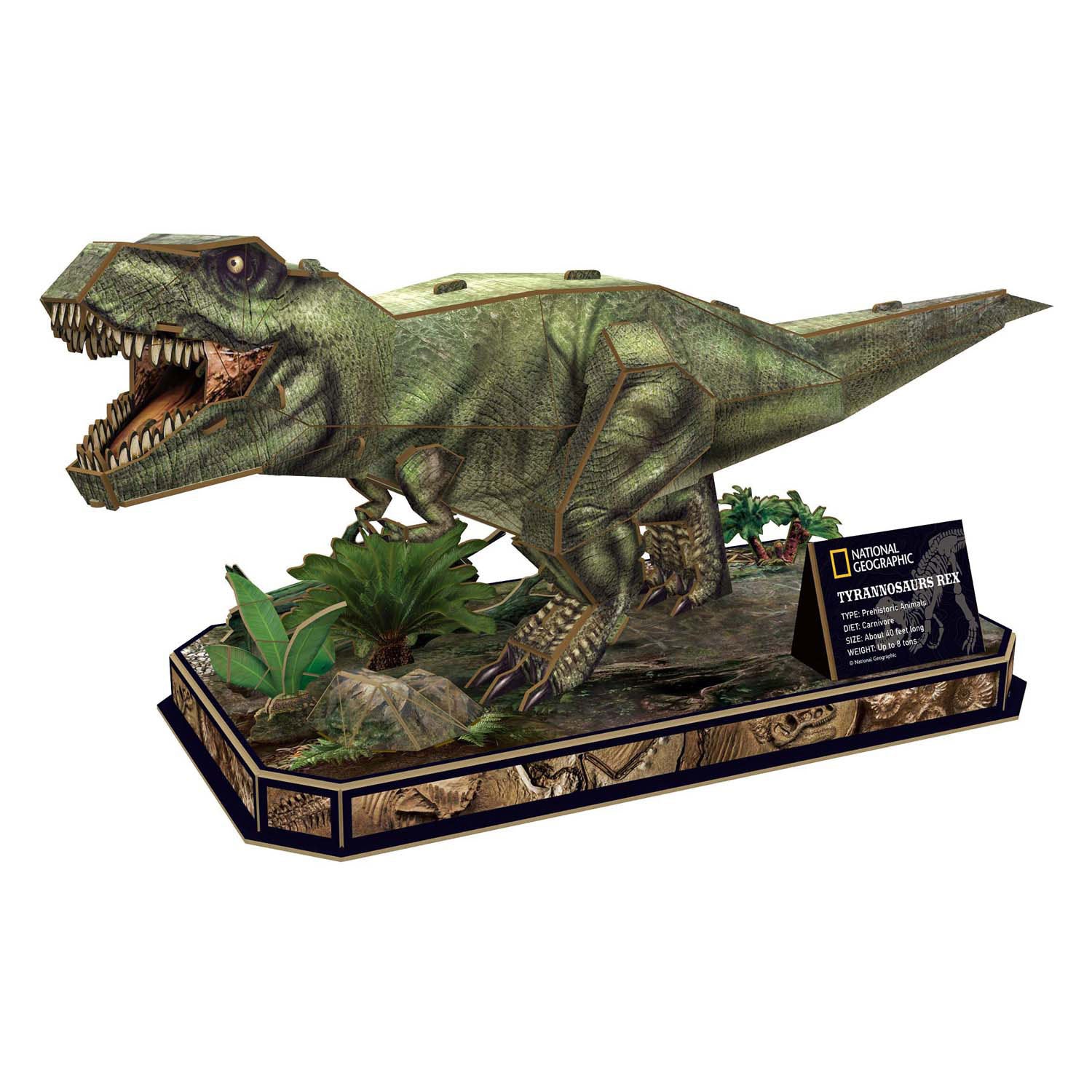 National geographic 3d puzzel tyrannosaurus rex