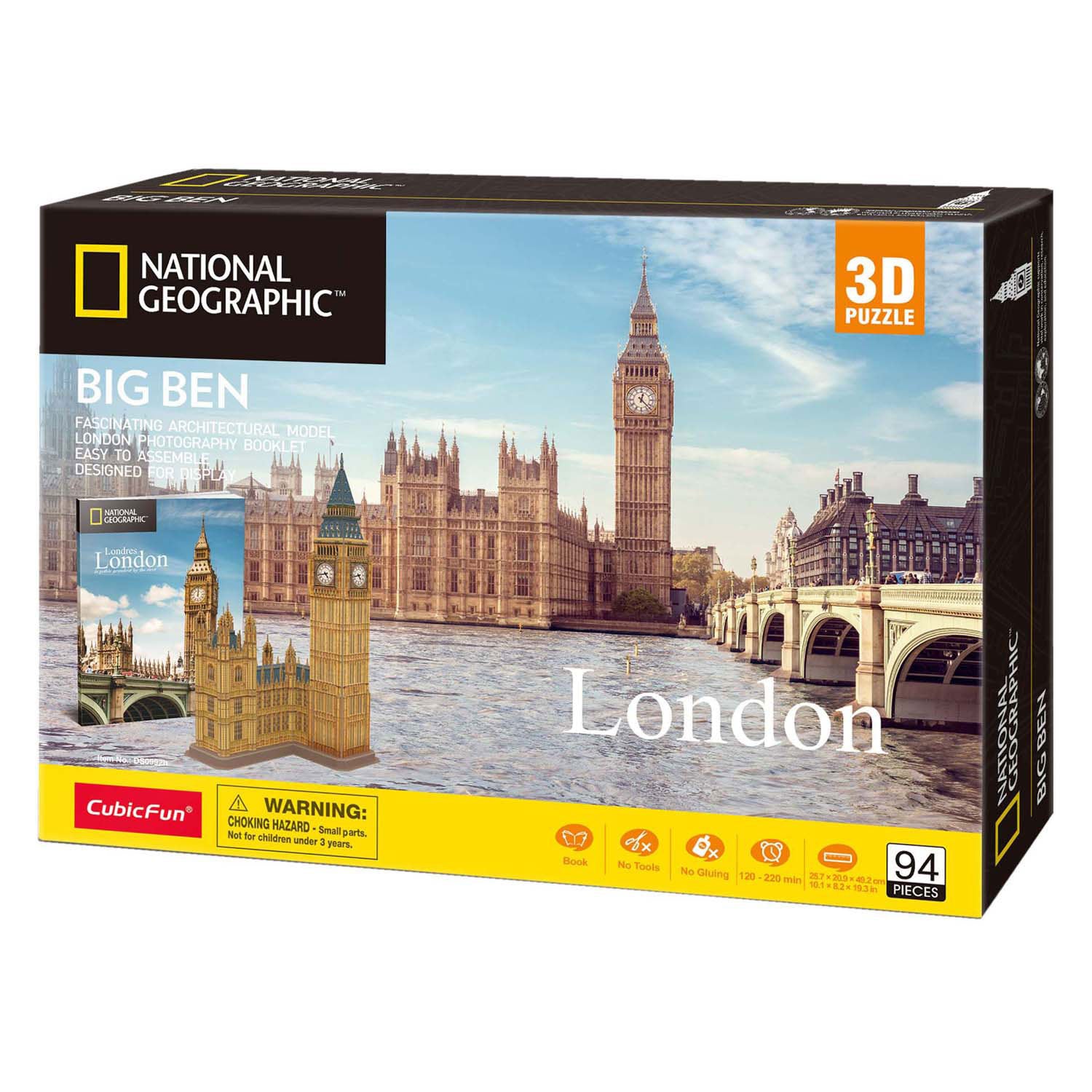 Cubic Fun 3D-Puzzle National Geographic Big Ben