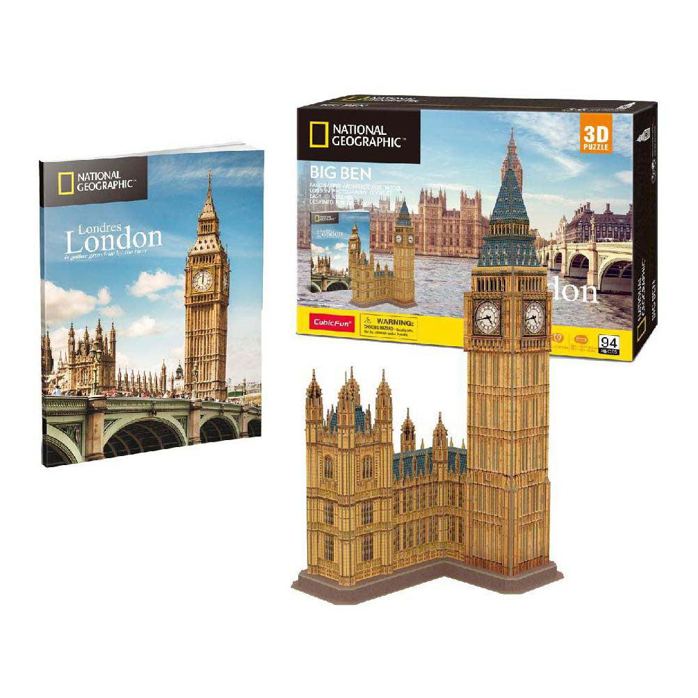 Cubic Fun 3D-Puzzle National Geographic Big Ben