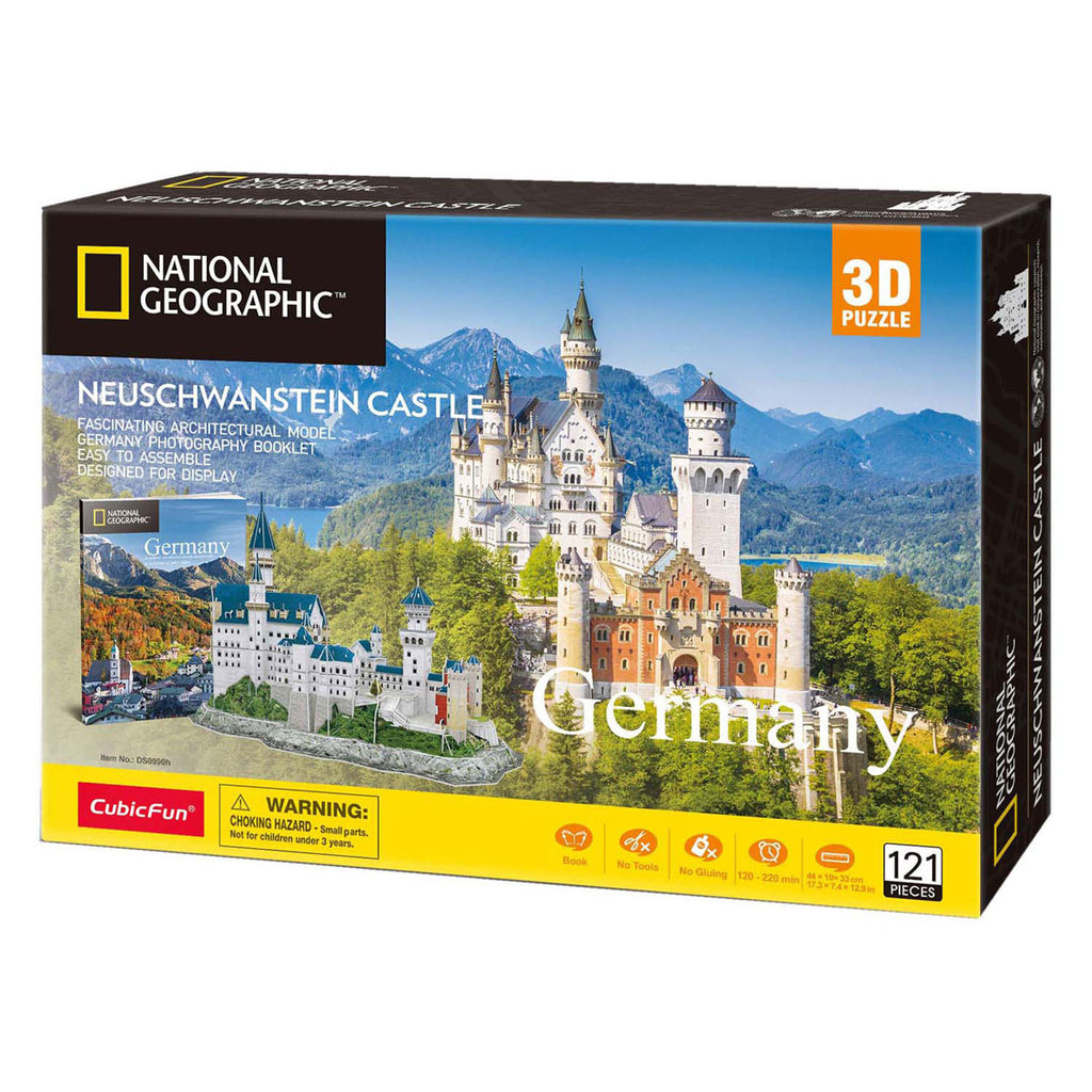 Cubic Fun 3D-Puzzle National Geographic Schloss Neuschwanstein