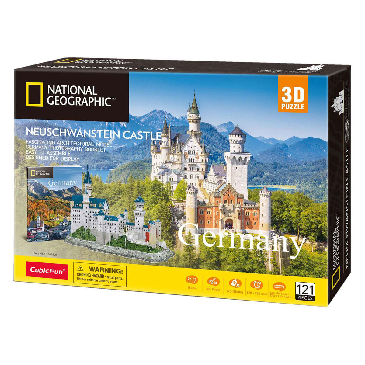 Cubic Fun 3D-Puzzle National Geographic Schloss Neuschwanstein