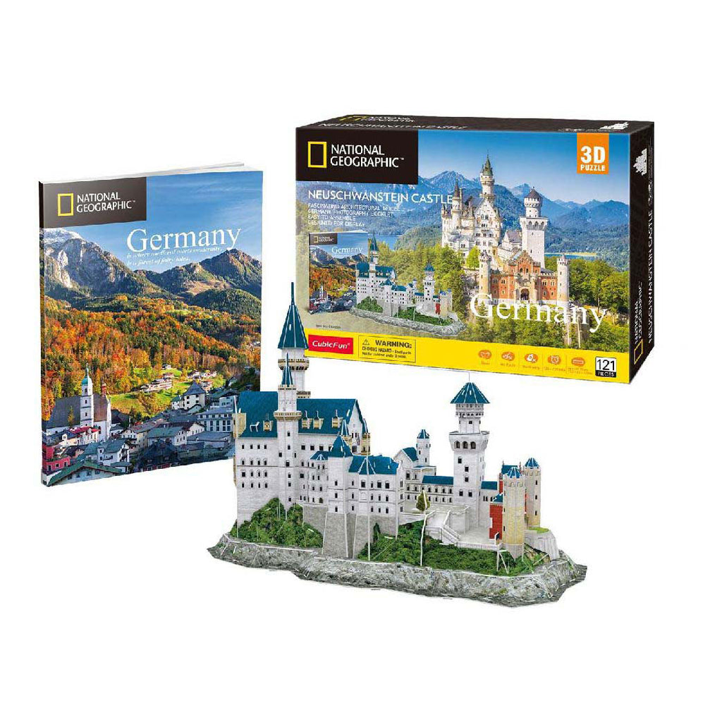 Cubic Fun 3D-Puzzle National Geographic Schloss Neuschwanstein