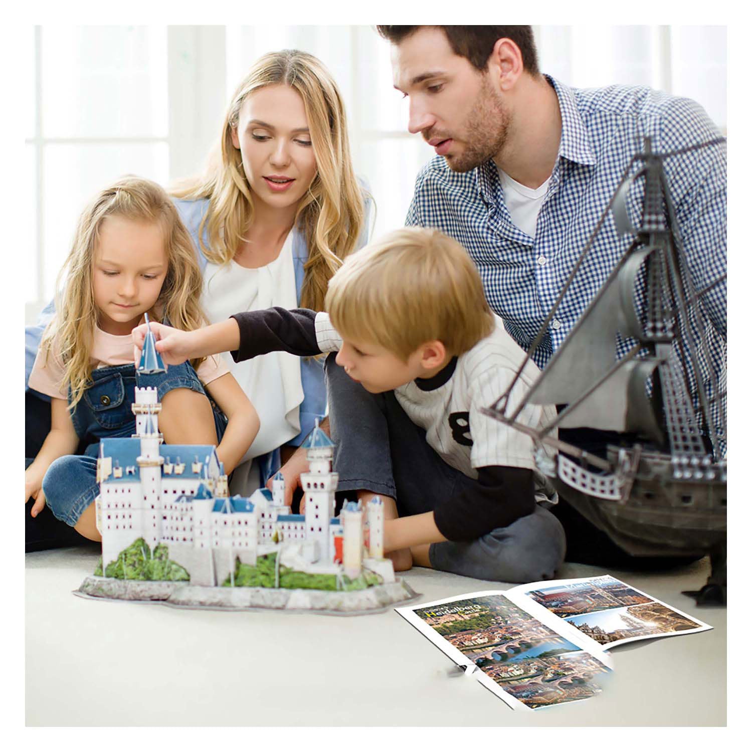 Cubic Fun 3D-Puzzle National Geographic Schloss Neuschwanstein