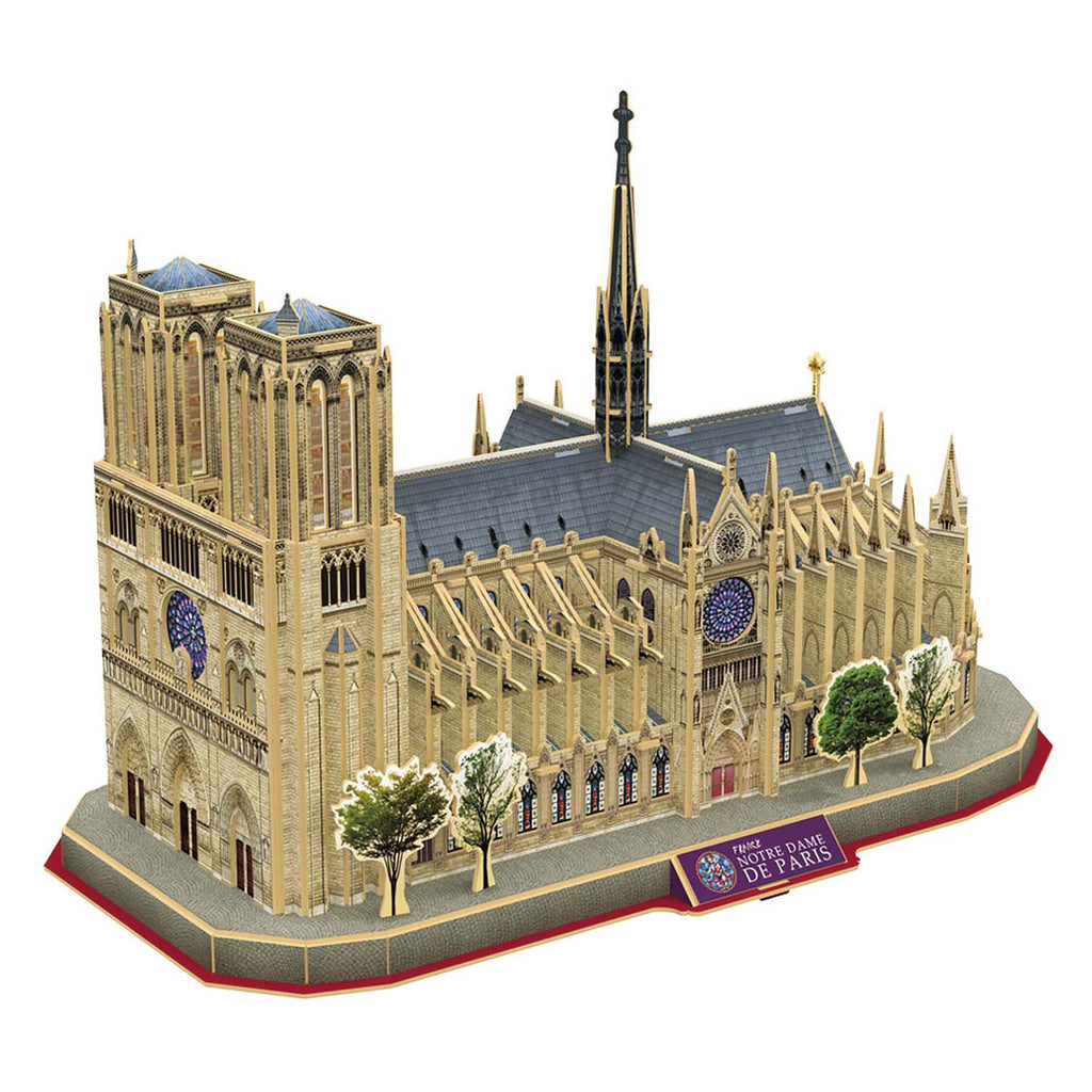 Cubic fun national geographic 3d puzzel notre-dame parijs 128 stukjes