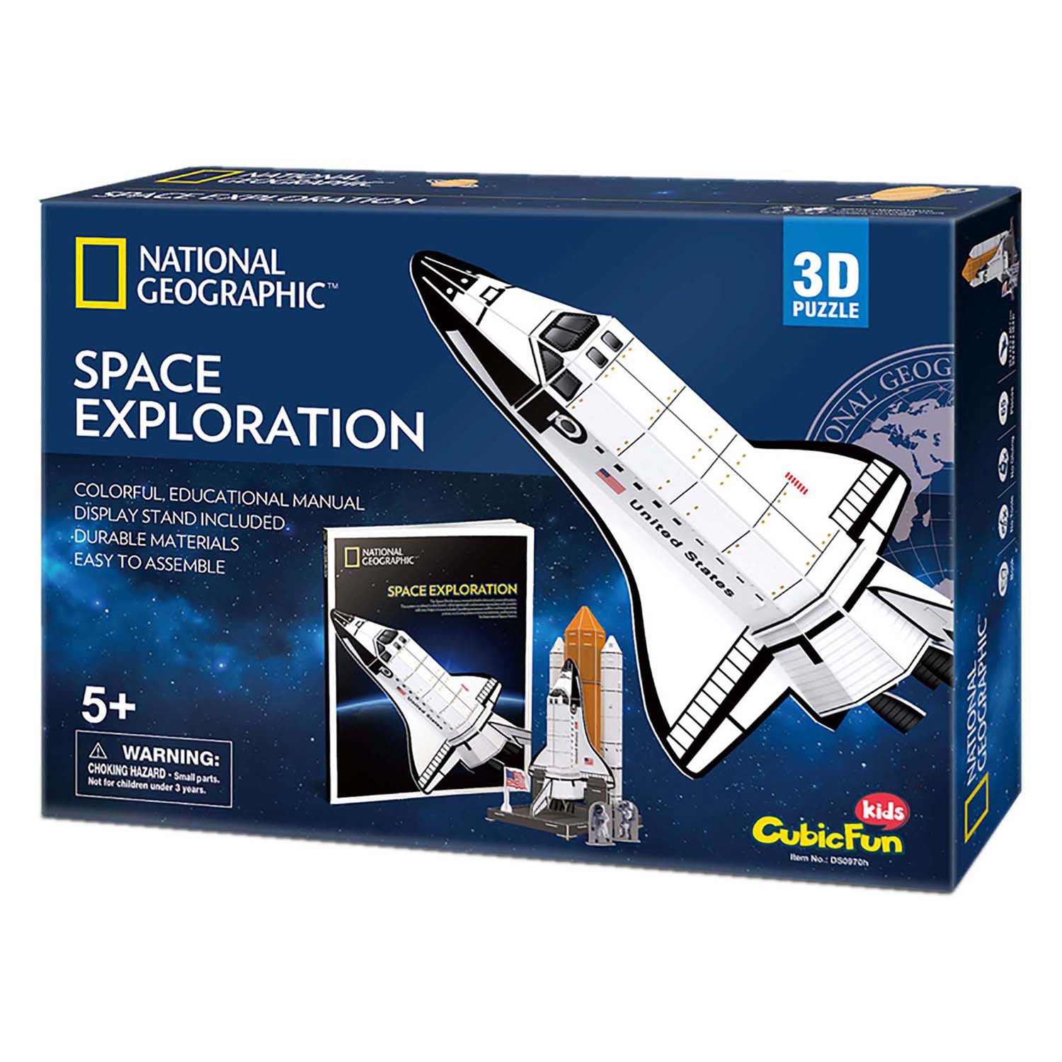 Cubic fun 3d puzzel national geographic ruimte ontdekken