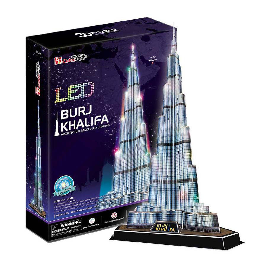 Cubic fun 3d-puzzel burj khalifa led (2010327)