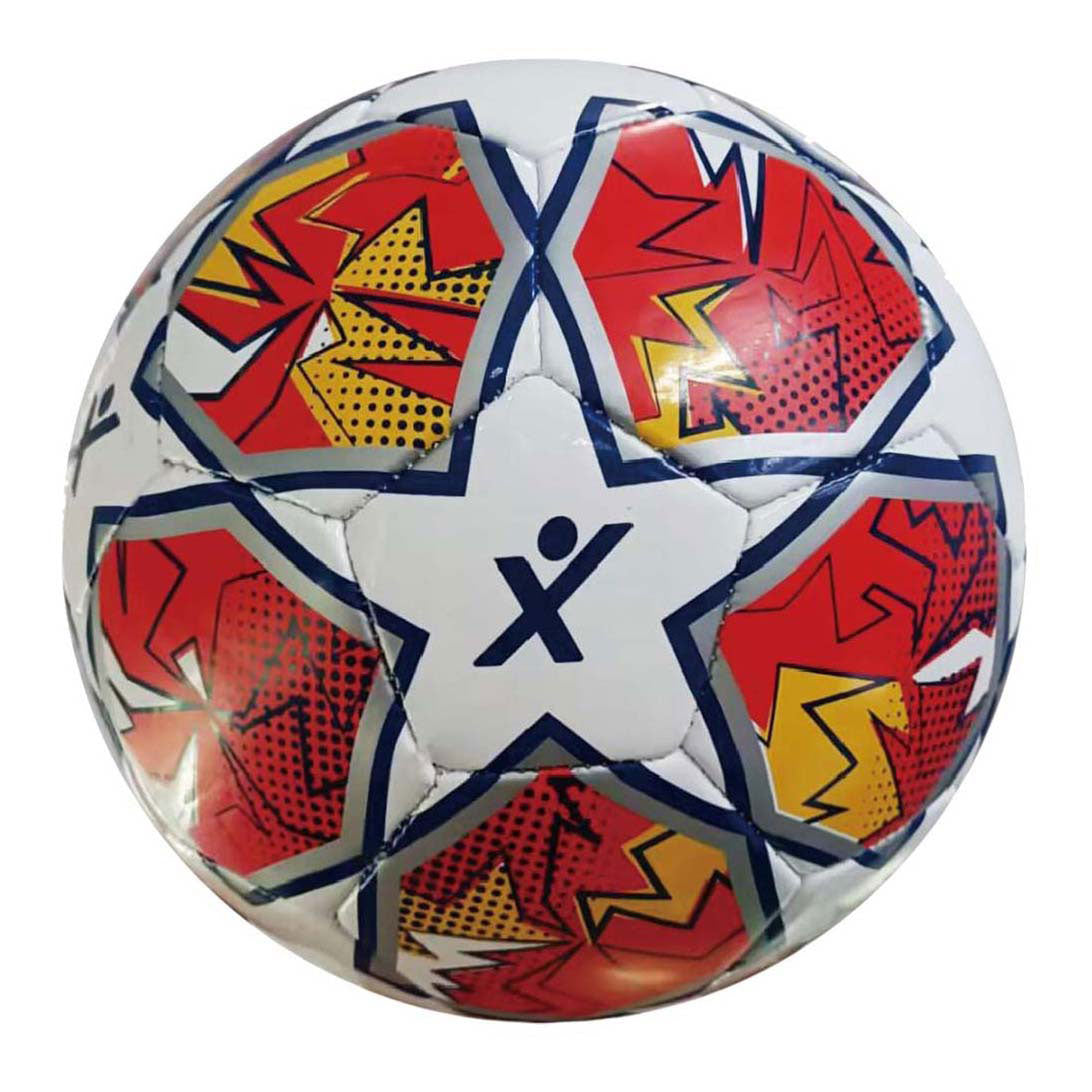 Sportx voetbal champion rood geel 330-350gr, 21cm