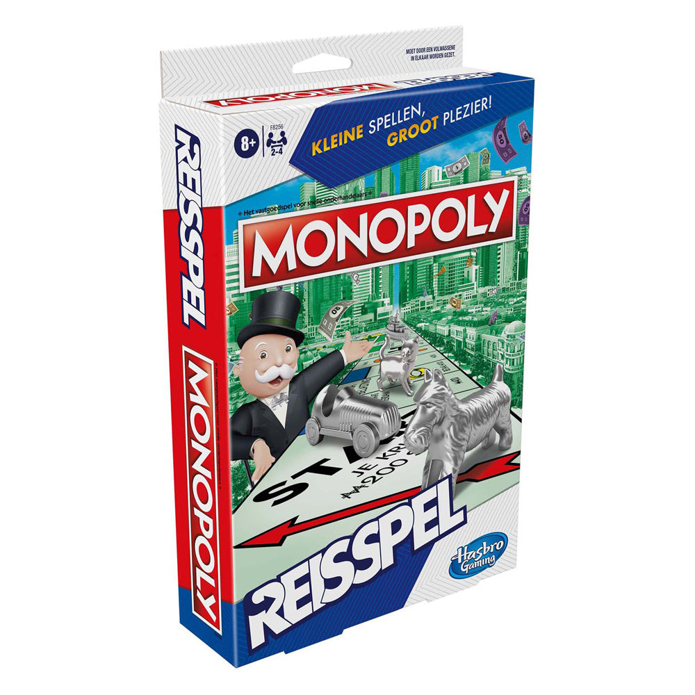 Hasbro gaming monopoly reisspel 2-4 spelers